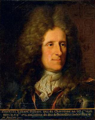 Portrait de Charles Honore d'Albert de Luynes (1646-1712), duc de Chevreuse, Hyacinthe Rigaud